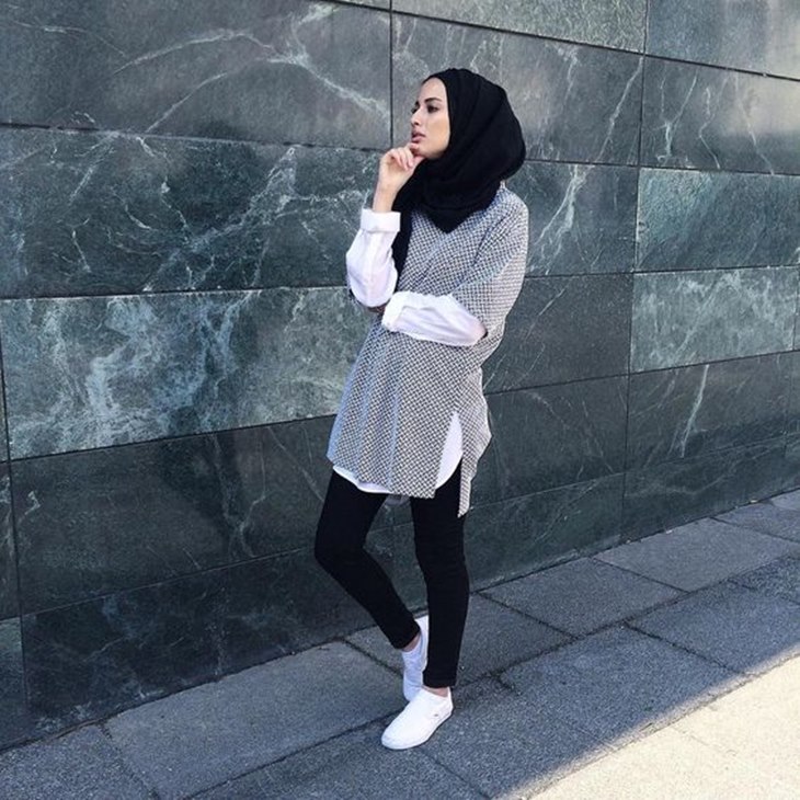 hijab kasual