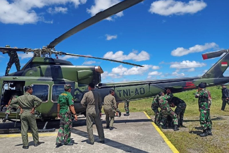 TNI di Papua. (Foto: Antara)
