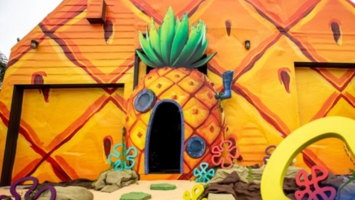 Rumah Nanas Spongebob Kini Ada di Dunia Nyata
