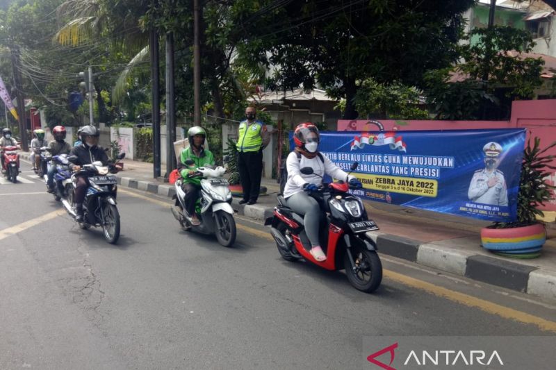 3 Hari Operasi Zebra Jaya 2022, 2.242 Pelanggar di Jakarta Ditindak