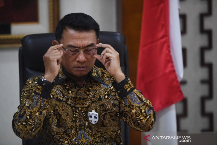 Moeldoko ungkap alasan teknis video teguran Presiden baru dirilis. (ANTARA/Akbar A. Gumay)