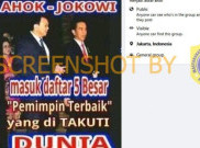 [HOAKS atau FAKTA]: Jokowi dan Ahok Masuk Daftar 5 Besar Pemimpin Terbaik Dunia