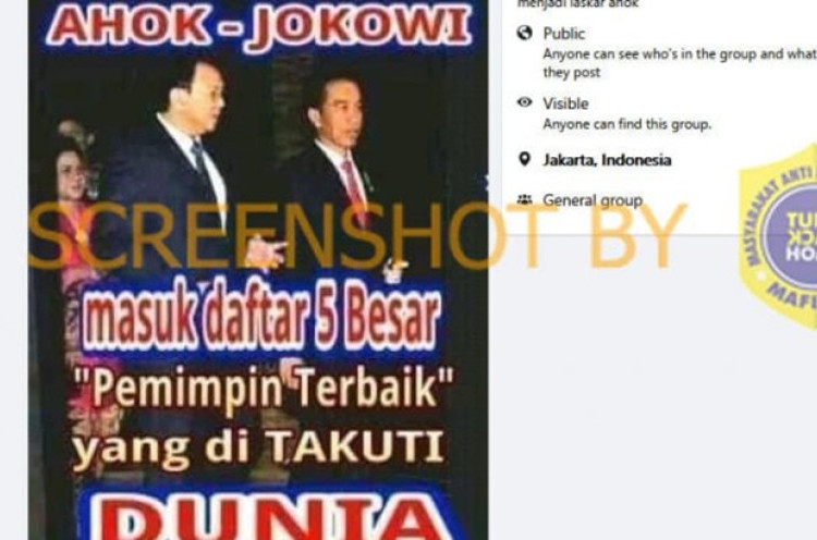 [HOAKS atau FAKTA]: Jokowi dan Ahok Masuk Daftar 5 Besar Pemimpin Terbaik Dunia
