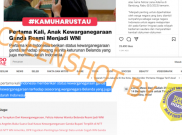 [HOAKS atau FAKTA]: Pertama Kali Indonesia Berikan Status Kewarganegaraan Ganda