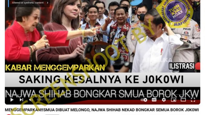 [HOAKS atau FAKTA]: Najwa Shihab Bongkar Semua Kekurangan Jokowi
