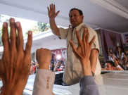 Tiba di Markas Golkar, Prabowo: Bahas Agenda Masa Depan