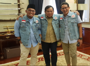 Puluhan Influencer Muda Sambangi Kediaman Prabowo di Kertanegara