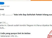 [HOAKS atau FAKTA] Pengamat Politik Eep Saefulloh Hilang Diculik