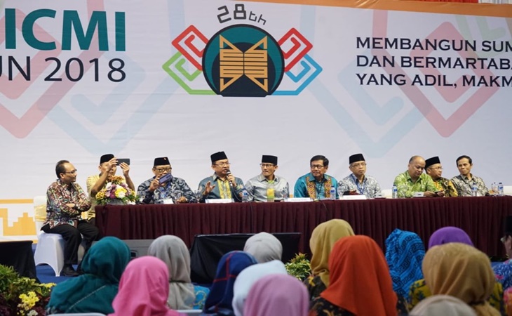 Sandiaga Uno saat menghadiri Silaknas ICMI Jakarta