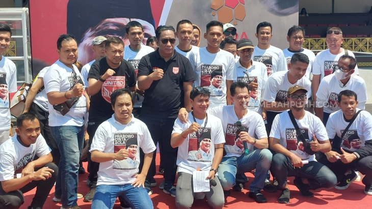 Prabowo Mania 08 Sindir Cak Imin saat Deklarasi Dukungan dari Suporter Sepak Bola