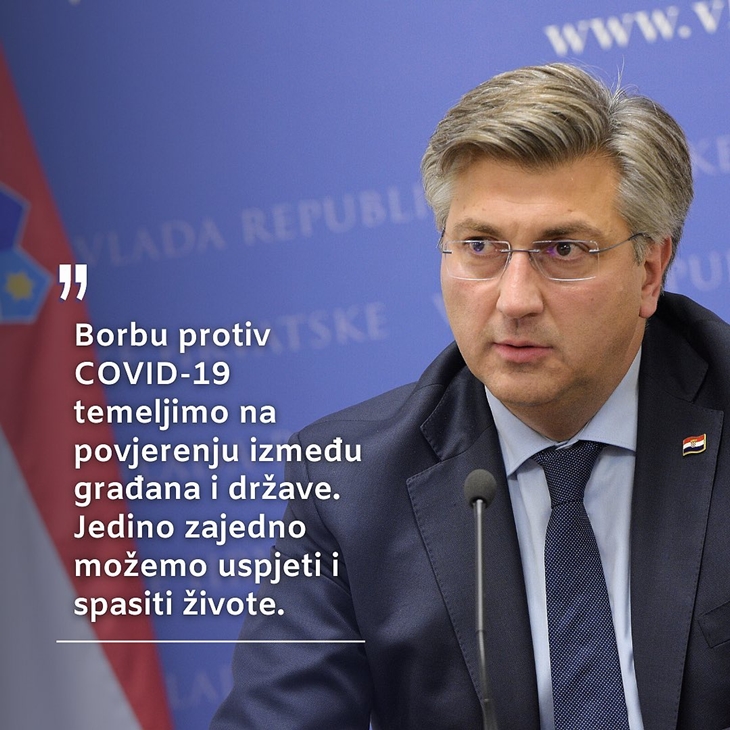 Perdana Menteri Kroasia Andrej Plenkovic. (Foto: MP/instagram.com/vlada__rh)