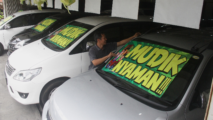 Jelang Lebaran, Usaha Rental Mobil Kurang Diminati