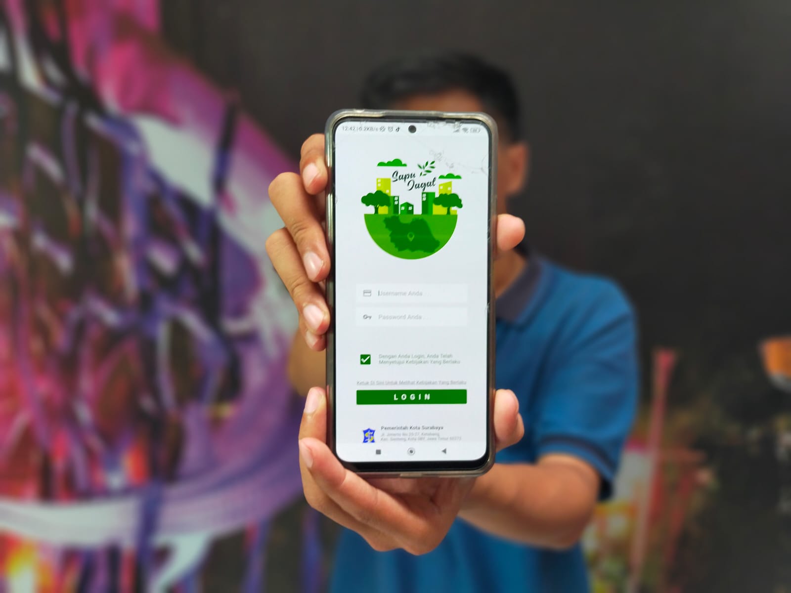 Posisi Personel Satpol PP Surabaya Dipantau Lewat Aplikasi Sapu Jagat