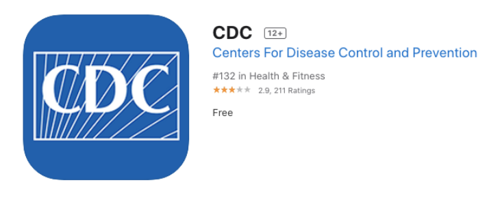 aplikasi CDC. (Foto: App Store)