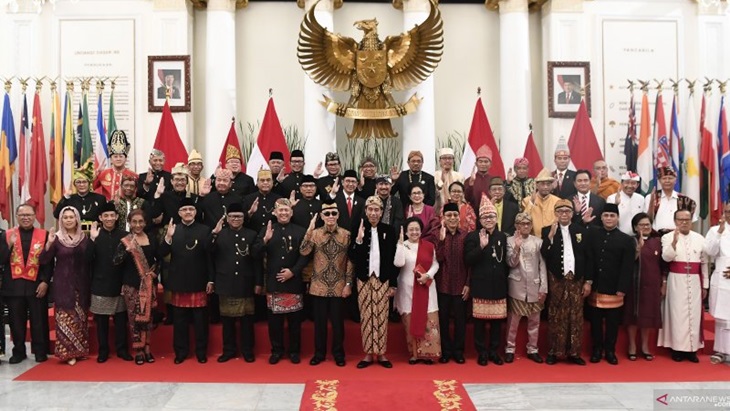 Jokowi dan Kabinet Kerja. (Antaranews)