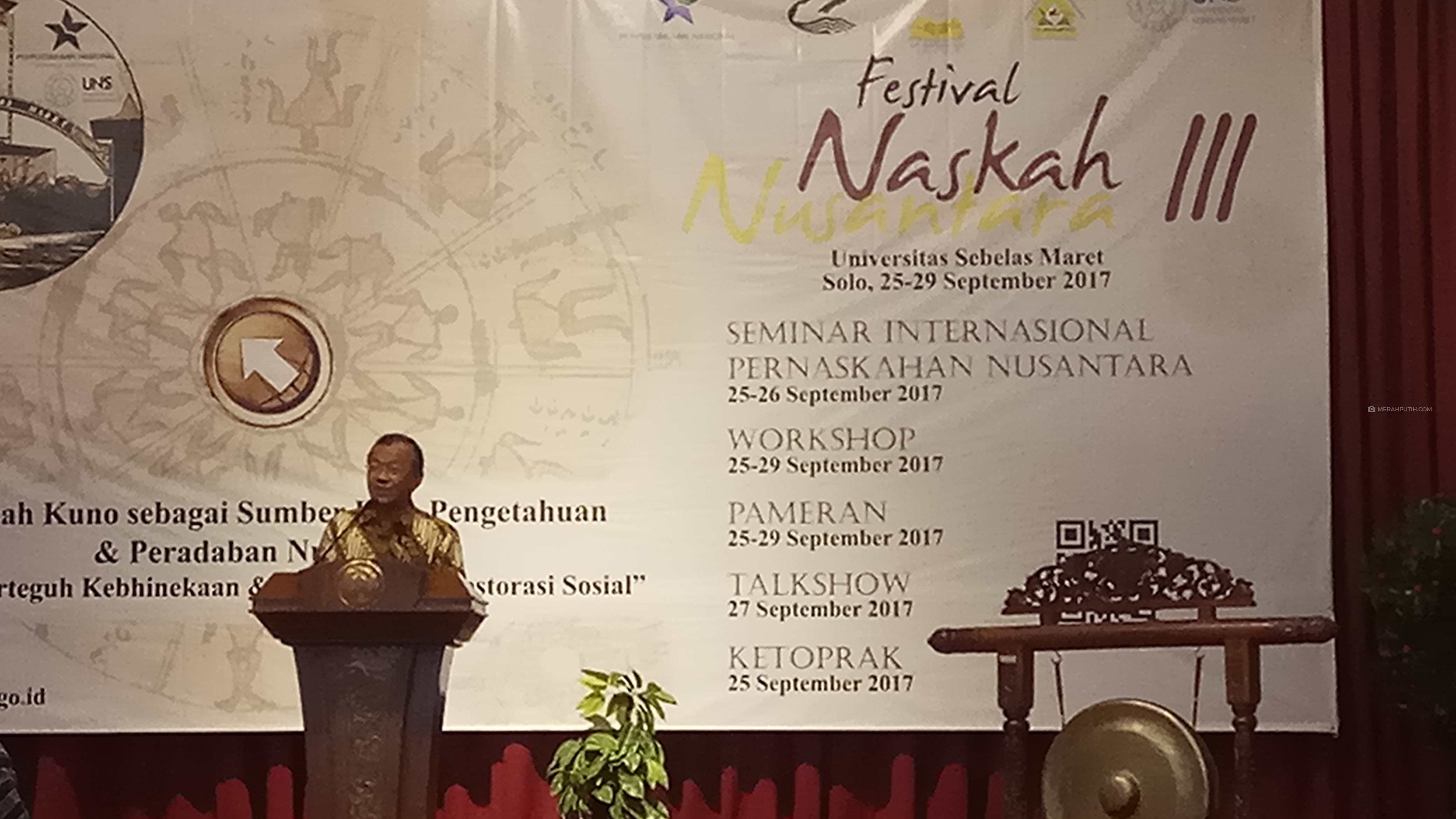 Pembukaan Festival Naskah Nusantara III: Jadikan Naskah Sebagai Pustaka Bukan Pusaka!