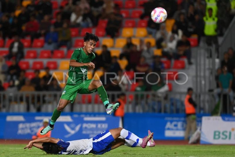 PON Aceh-Sumut 2024: Kalahkan Jabar, Jawa Timur Raih Emas Sepak Bola Putra
