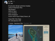 Viral Iklan Pulau Katang Lingga Dijual Rp 65 Miliar, Isu Sensitif di Perbatasan NKRI