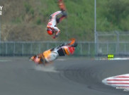 Jatuh Lagi, Marc Marquez Dibawa ke Rumah Sakit