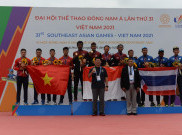 Ungguli Vietnam dan Thailand, Regu Putra Amankan Medali Emas dari Rowing