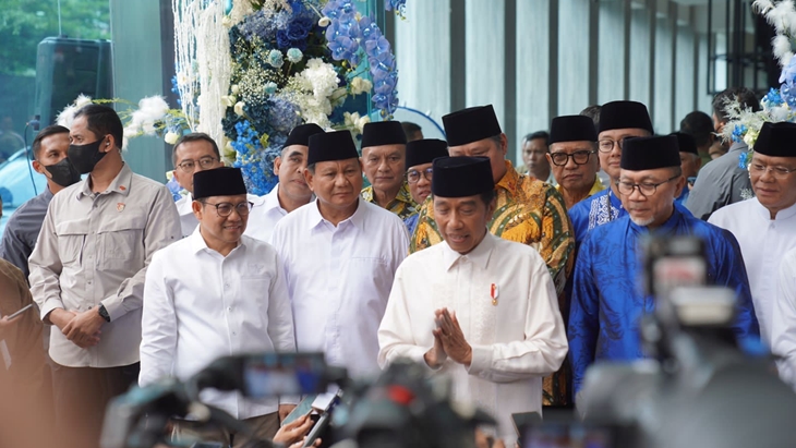 Di Depan KIB dan KIR, Presiden Jokowi Akui Kerja Keras Prabowo