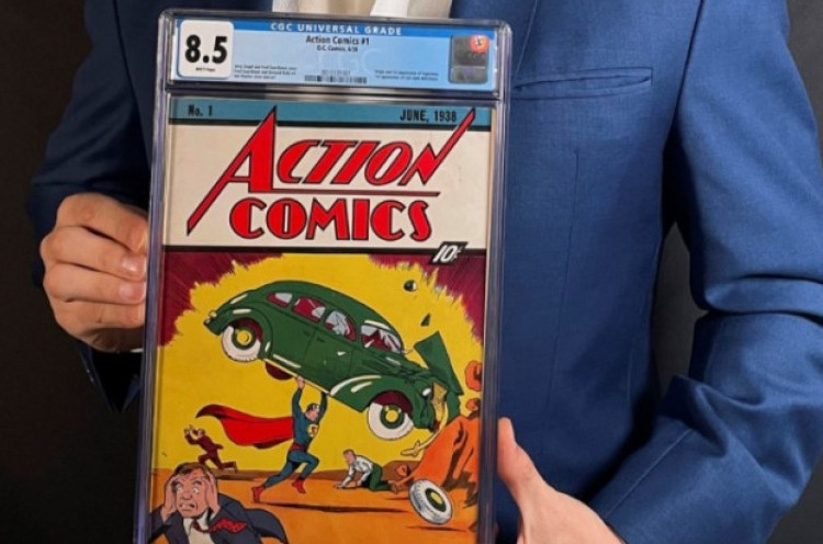 Komik 'Superman' Edisi Pertama Laku Terjual Rp47,4 Miliar