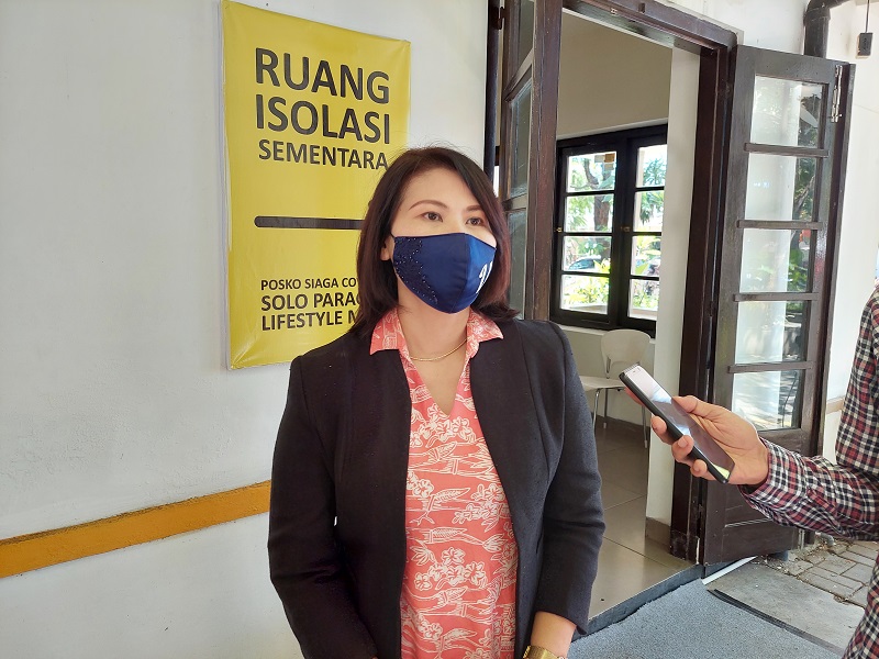 Ketua Asosiasi Pengelola Pusat Belanja Indonesia (APPBI) Solo, Veronica Lahji. (Foto: MP/Ismail)