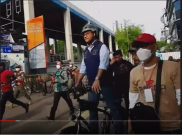 Bersepeda, Anies Hadiri 'Terima Kasih Jakarta' di Akhir Masa Jabatan