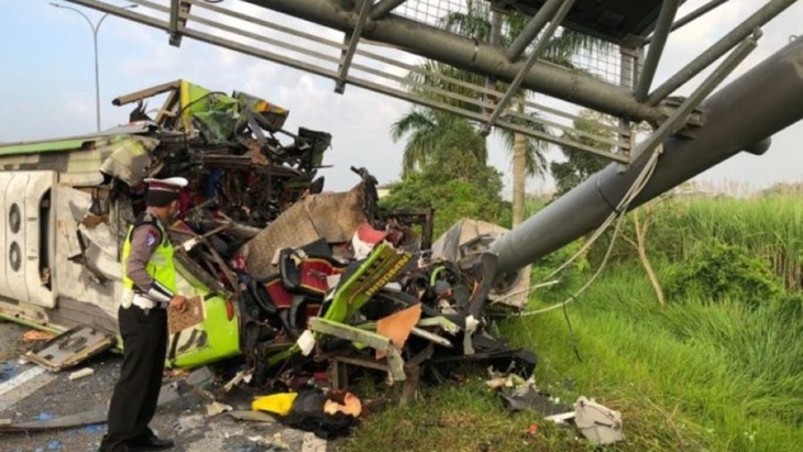 Kecelakaan Bus Tewaskan Belasan Orang, Pengemudi Diduga Konsumsi Sabu