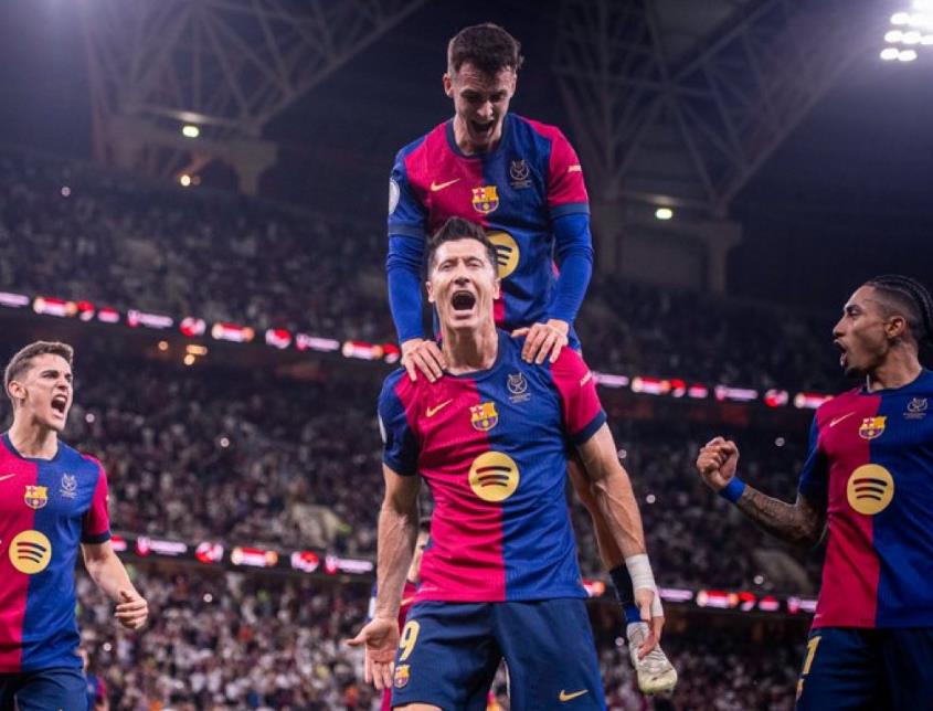 Kunci Keberhasilan Barcelona Sikat Real Madrid 5-2 untuk Raih Gelar Juara Piala Super Spanyol