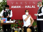 Kata Jokowi Usai Divaksin Corona