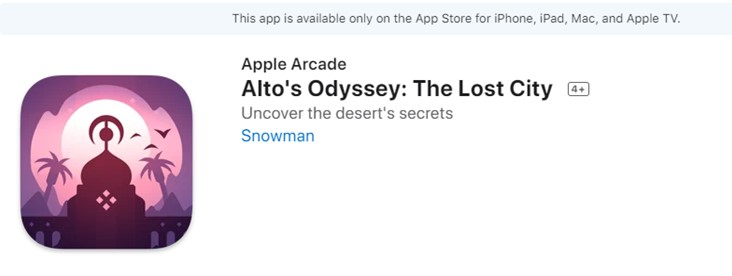 alto's odysseys