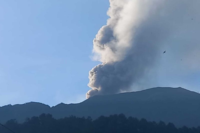 Gas Beracun SO2 Gunung Marapi Masih dalam Batas Aman