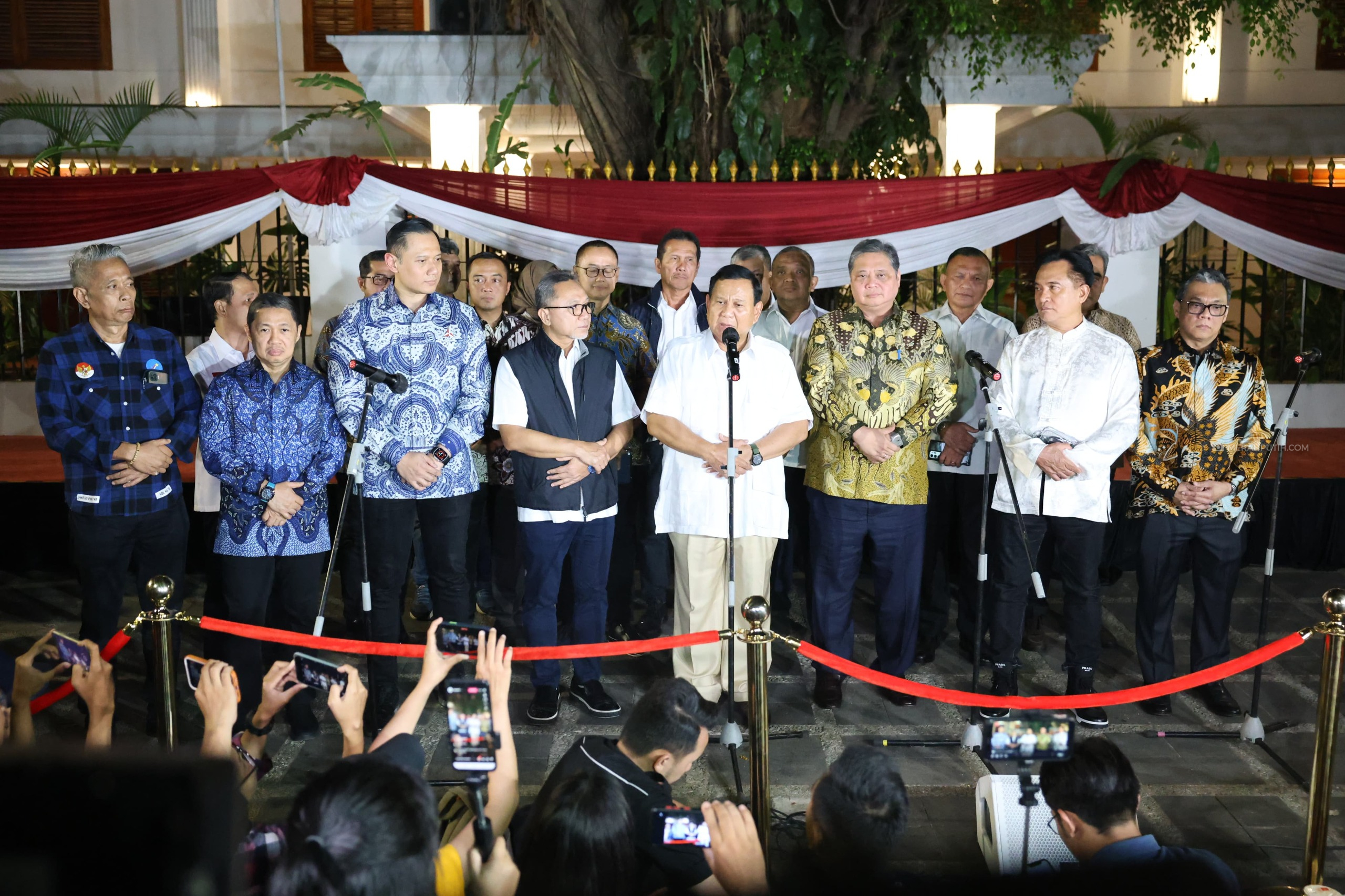 Bacawapres Prabowo Mengerucut ke 4 Nama