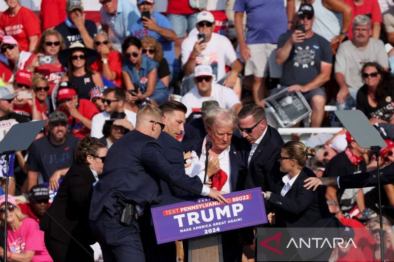 Lolos dari Penembakan, Trump Pastikan Tetap Hadiri Konvensi Republik di Wisconsin
