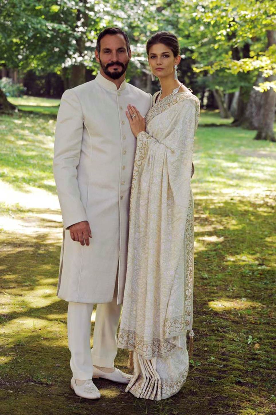 Prince Rahim Aga Khan dan Kendra Spears. (Foto Harper's Bazaar)