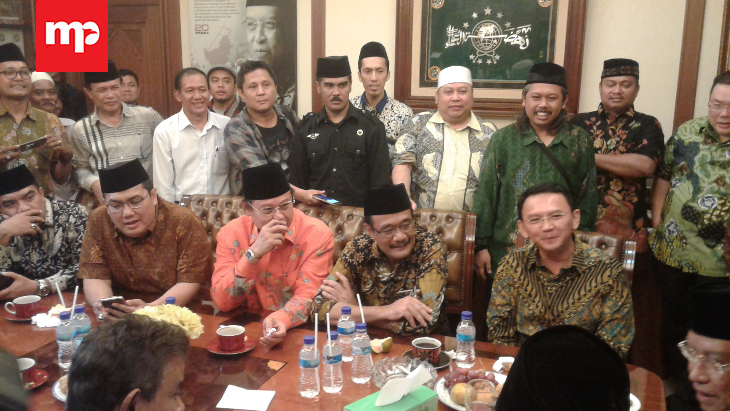 Ini yang Dibicarakan Djarot Bersama Kiai Said Aqil