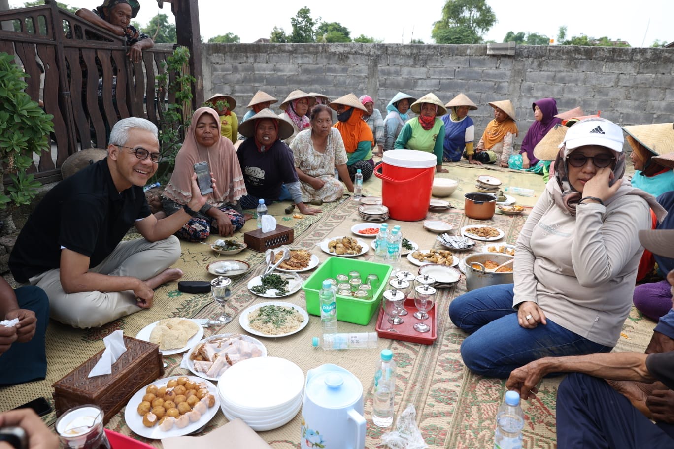 Ganjar Keliling Sukoharjo di Hari ke-28 Kampanye 