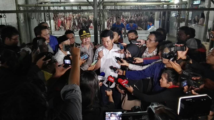 Antisipasi Kenaikan Harga Daging, KPPU Sidak RPH Ciroyom Bandung