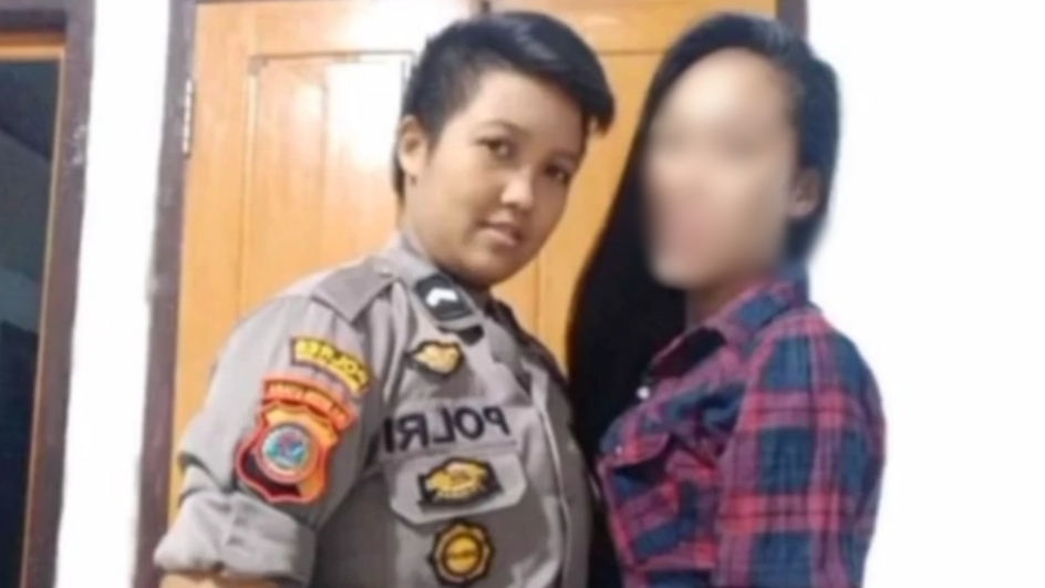 Satreskrim Polres Bitung, Polda Sulawesi Utara (Sulut) menangkap seorang polisi wanita (polwan) gadungan berinisial KL (21). (Foto: MP/Istimewa)