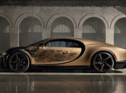 Emas Asli di Logo Bugatti Chiron Golden Era 