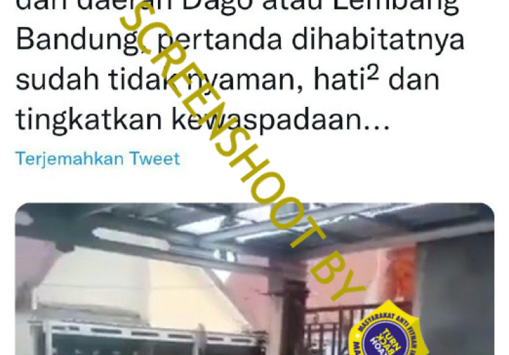 [HOAKS atau FAKTA]: Kawanan Kera Masuki Perumahan Warga di Dago Bandung