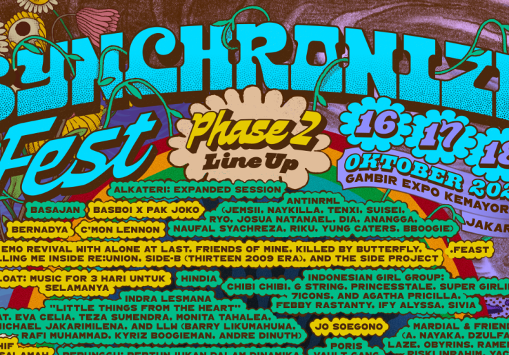 Lineup Fase 2 Synchronize Fest 2026 Resmi Dirilis, Cek Daftar Lengkap Penampilnya