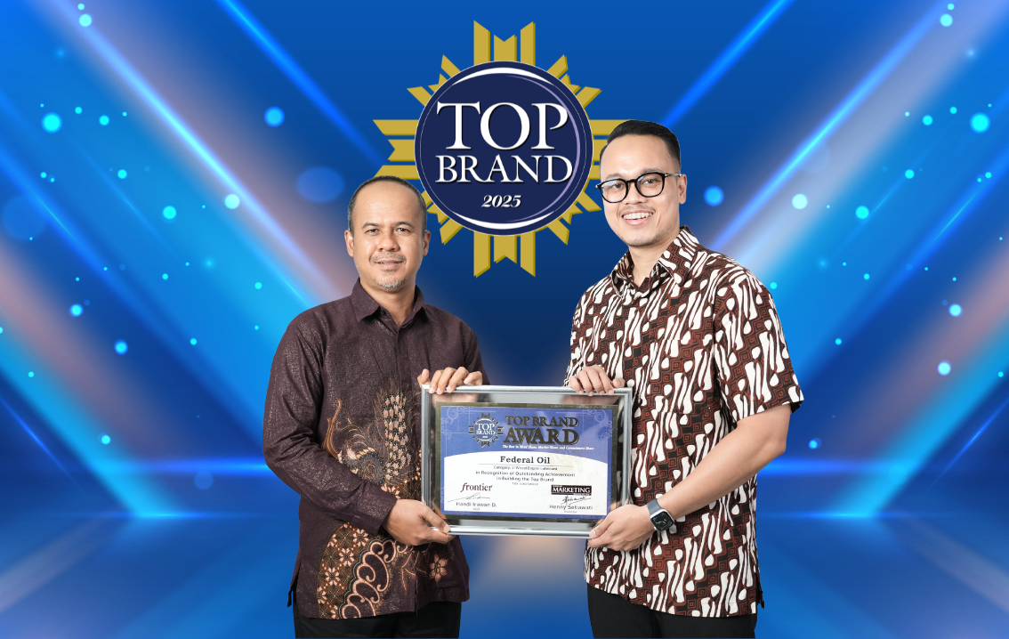 Federal Oil raih Top Brand Award 2025