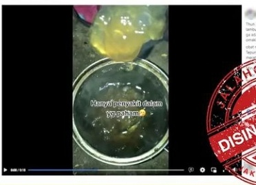 [HOAKS atau FAKTA] Tepung Kanji Campur Gula Aren Obati Asam Lambung