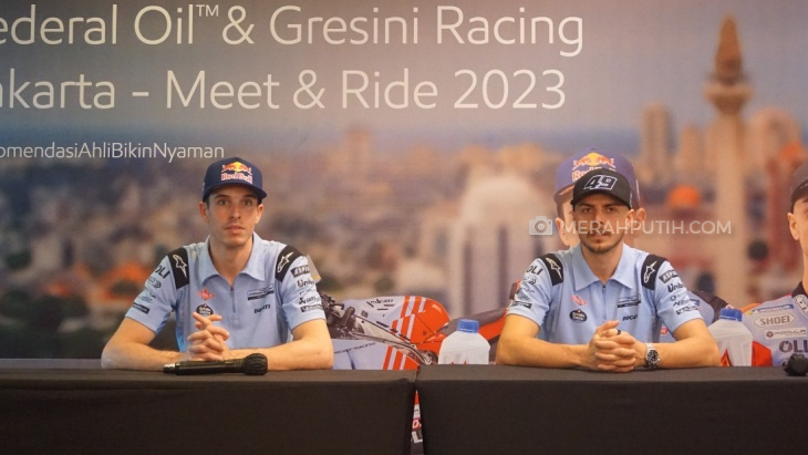 Duo Pembalap Gresini Racing MotoGP Menyapa Penggemar di 'Jakarta Meet & Ride 2023'