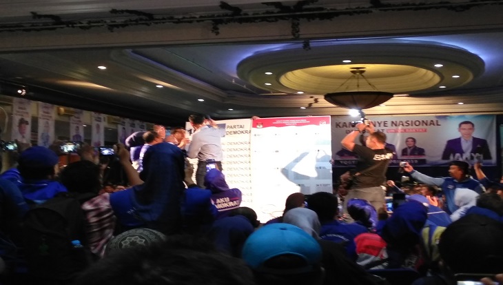 Komandan Komando Satuan Tugas Bersama Partai Demokrat (Kogasma) Agus Harimurti Yudhoyono