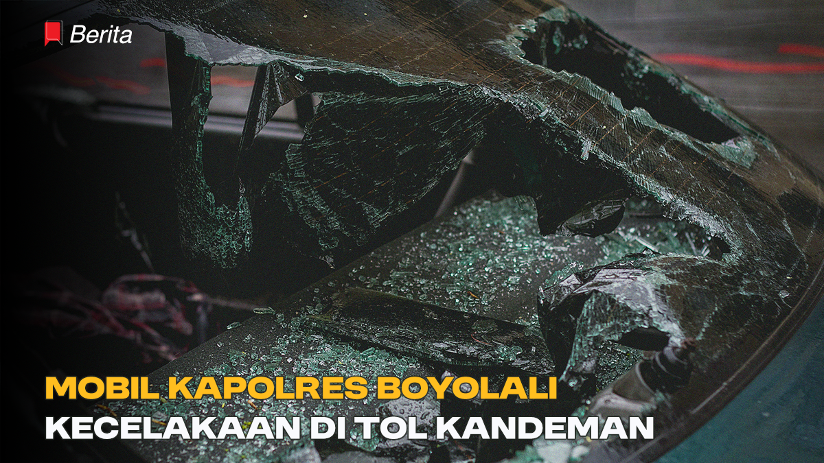Mobil Kapolres Boyolali Kecelakaan di Tol Kandeman