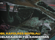 Mobil Kapolres Boyolali Kecelakaan di Tol Kandeman