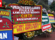 Polri Apresiasi Pengirim Karangan Bunga